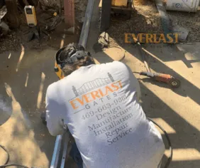 Automatic electric gate and opener system serviced in Denton Texas