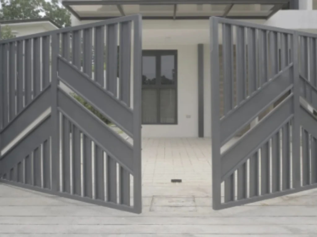 Automatic Swing Gate Upgrade installed by Everlast Gates & Fence improving security and convenience in Garland TX