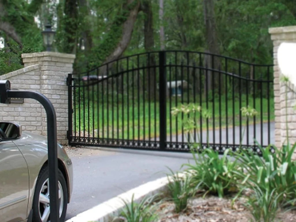 Call entry gate service at a secure Fort Worth neighborhood entrance