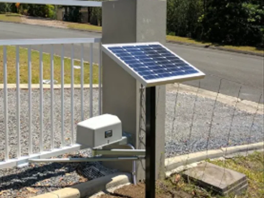 Choosing a Solar Gate Panel in Carrollton for a secure and stylish driveway entrance