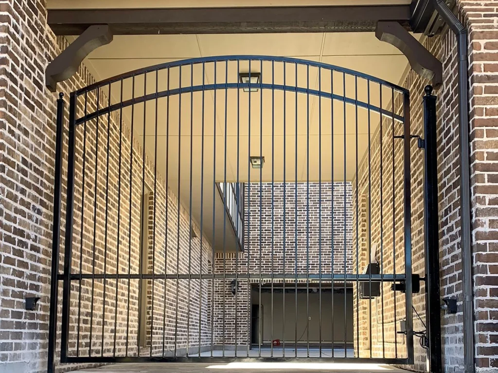 Residential gate designs blending classic and contemporary styles in Dallas