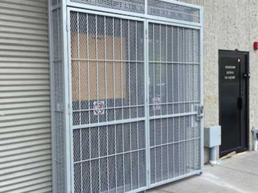 Commercial Gates Garland protecting a local business with strong weather ready security