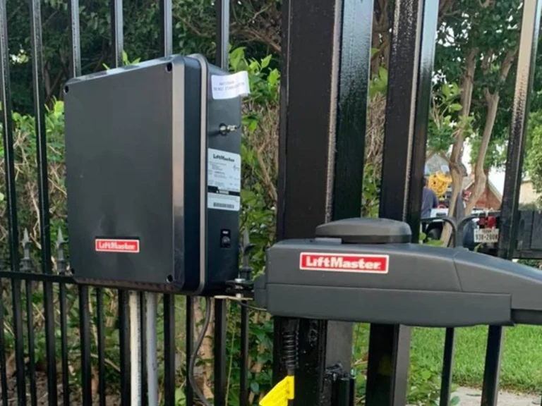 Electric automatic gate installation in Southlake by Everlast Gates & Fence