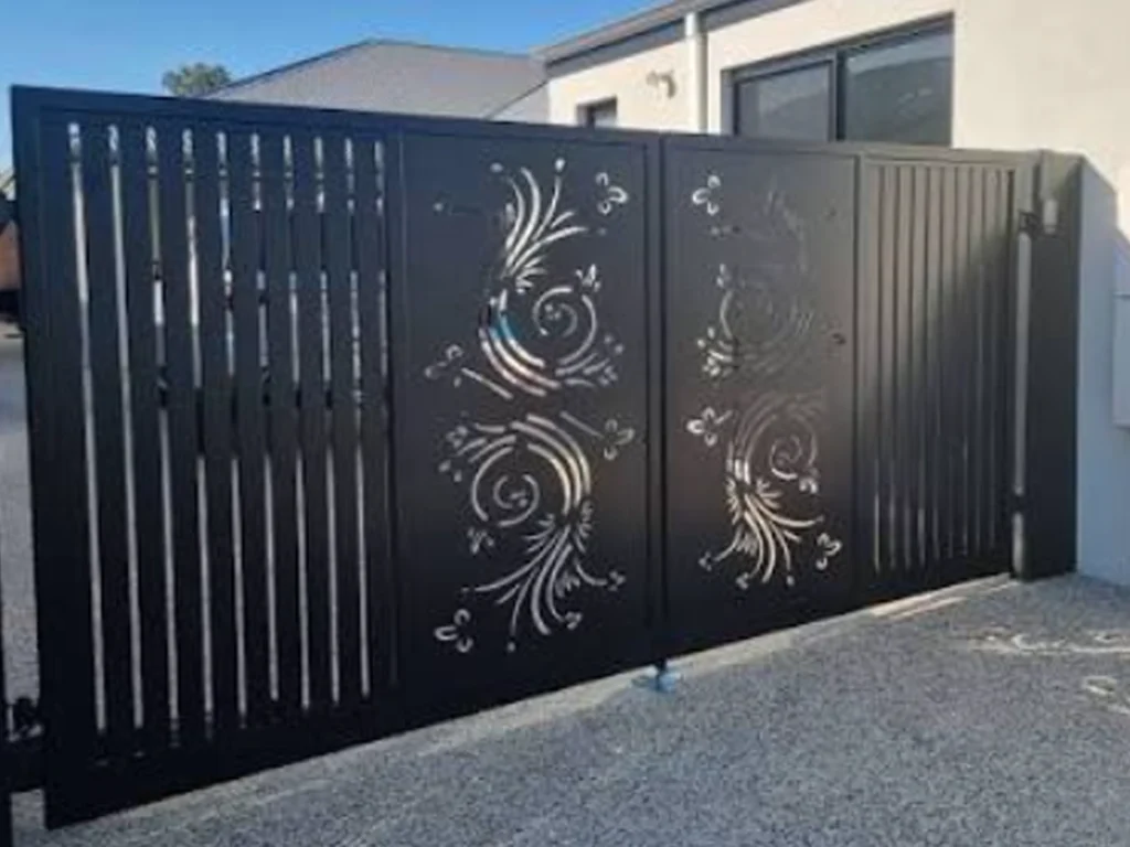 Custom gate design for elegant swing gates in Plano