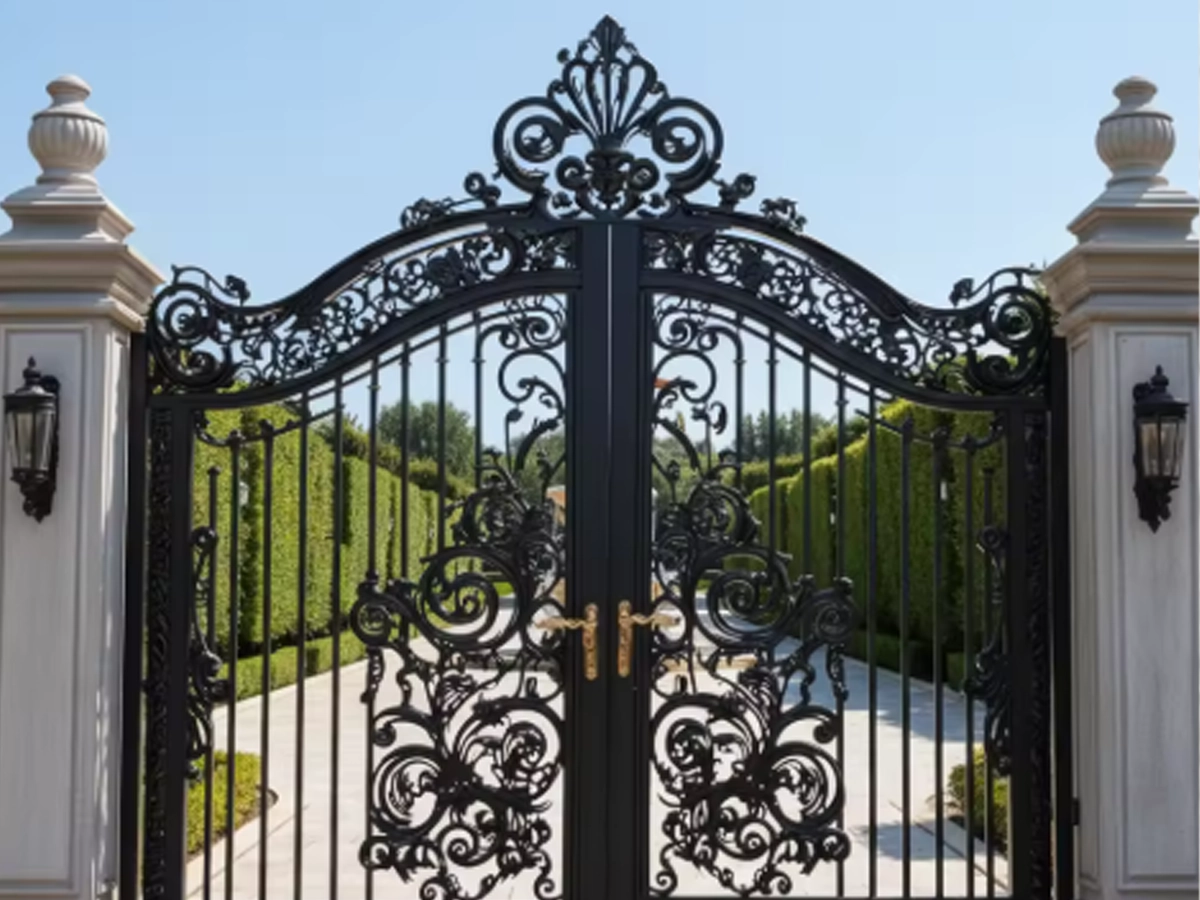 Custom Gate Design Frisco luxury driveway entrance