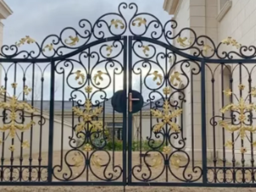 Custom gate design can increase property value for a Richardson TX home