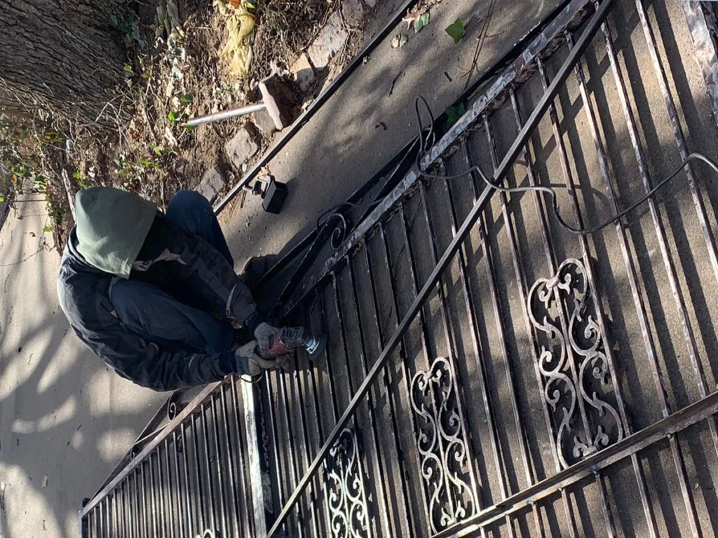 Custom gate design in Fort Worth enhancing home security and curb appeal.