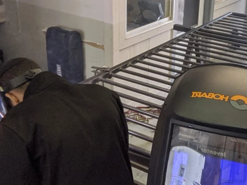 Modern custom gate installation by Everlast Gates & Fence in Plano, TX