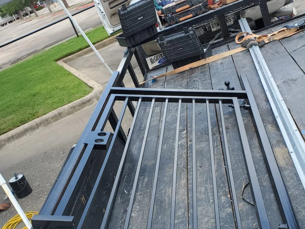 Elegant custom iron gate installation in San Antonio by Everlast Gates & Fence