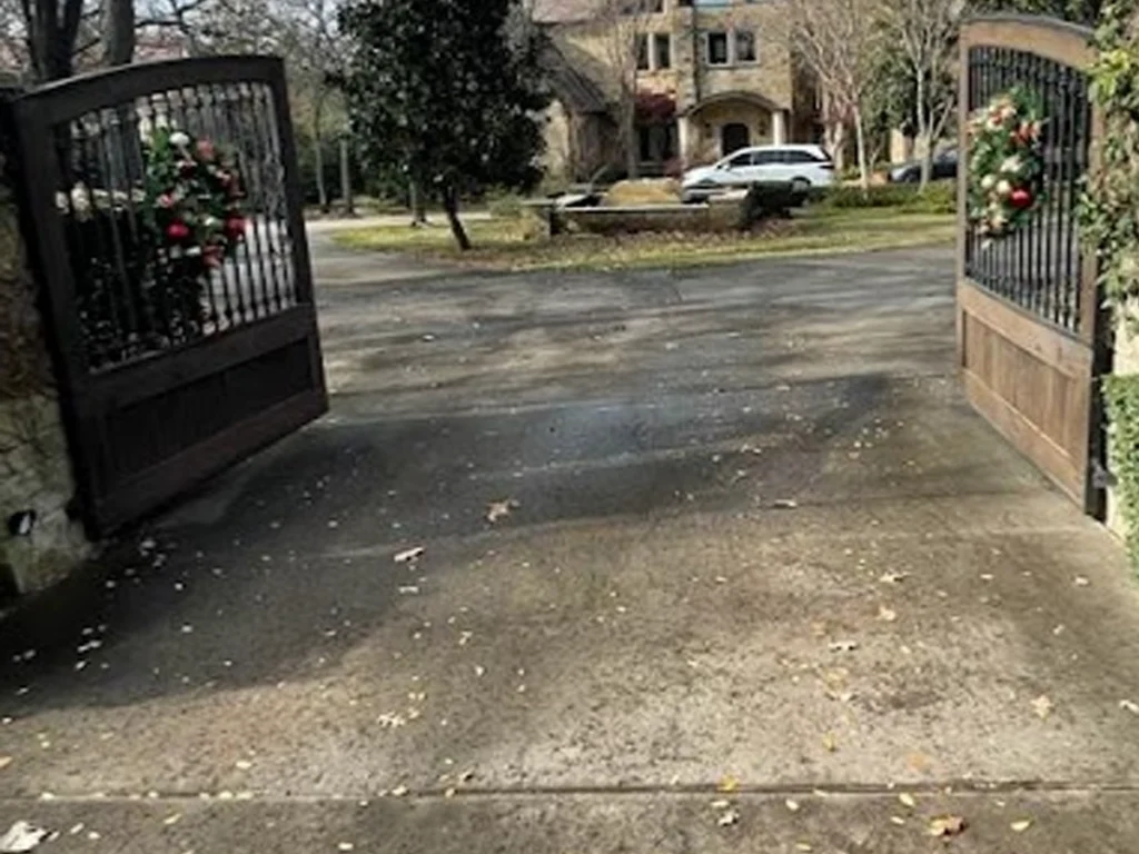 Driveway Gates in Dallas, combining modern security and elegant curb appeal