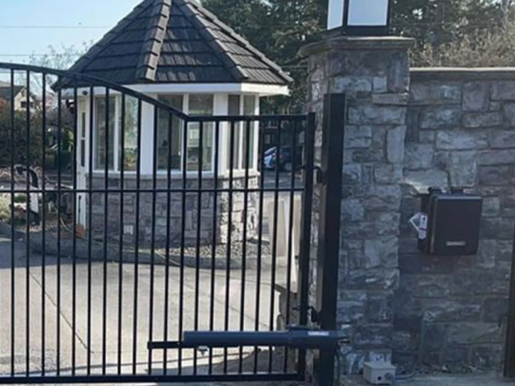 Electric automated gates enhancing home security in San Antonio with Everlast Gates & Fence installation