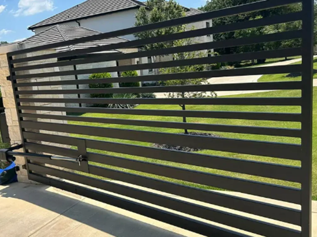 Electric gate security upgrades for a beautiful Southlake home entrance