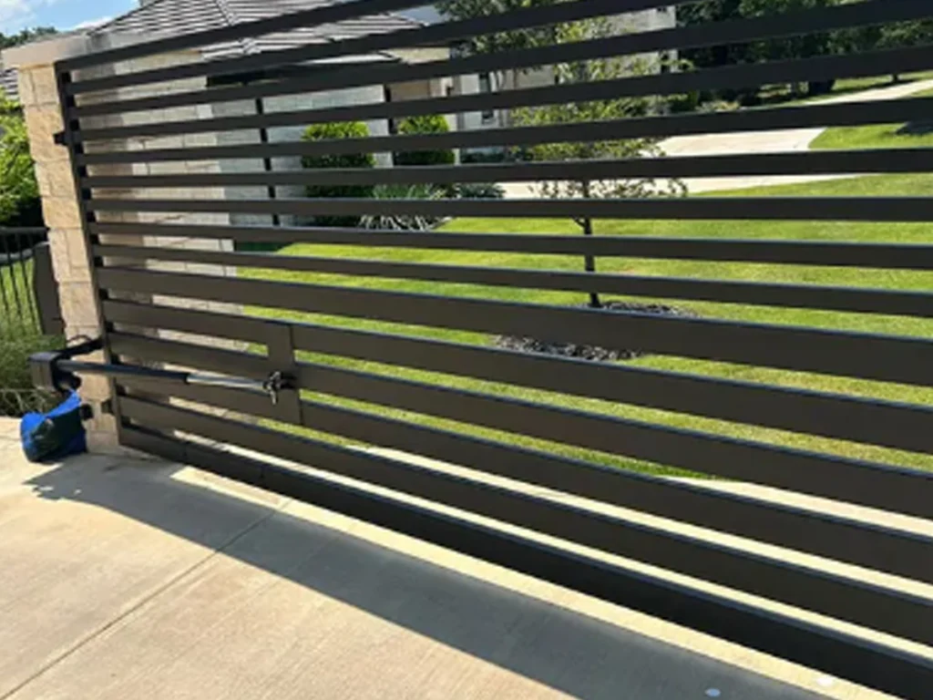 Electric Gates Carrollton installation built for safety and tough local weather