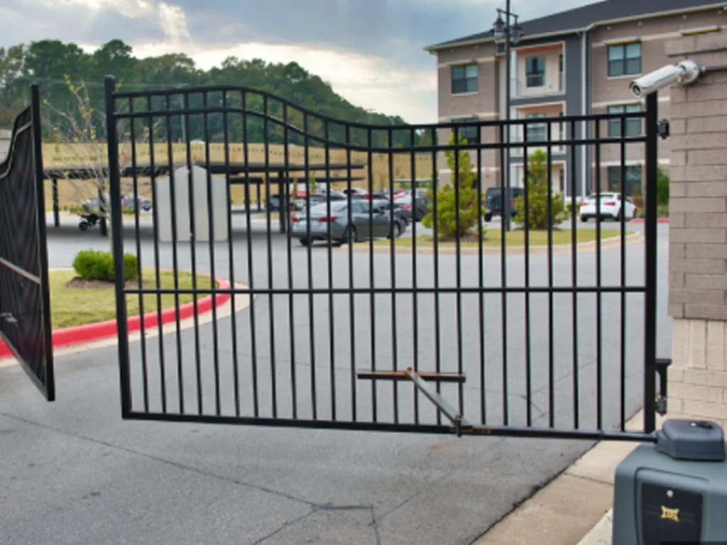 Electric Gates Improve Home Security for a Frisco home during a busy travel season