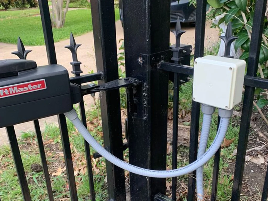 Electric gates installation in Wylie TX by Everlast Gates & Fence