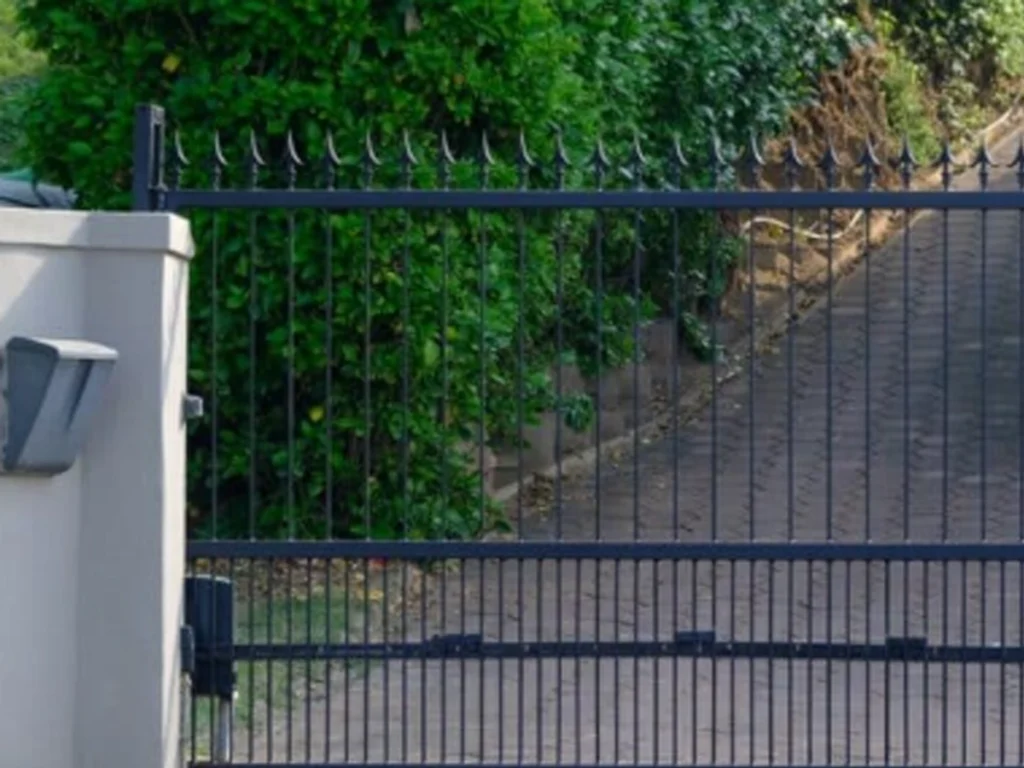 Electric Gates Farmers Branch sliding gate securing modern home driveway