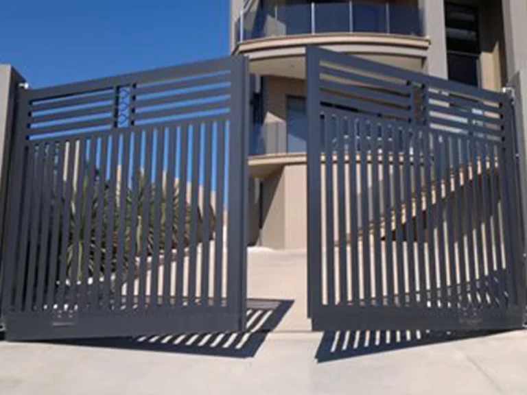 Custom gate installation by Everlast Gates & Fence in Richardson, TX
