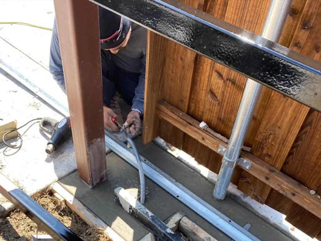 Sliding gate repair service by Everlast Gates & Fence in Wylie, TX.