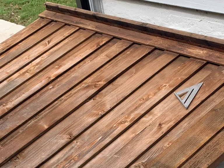 Wooden gate installation in Farmers Branch by Everlast Gates & Fence