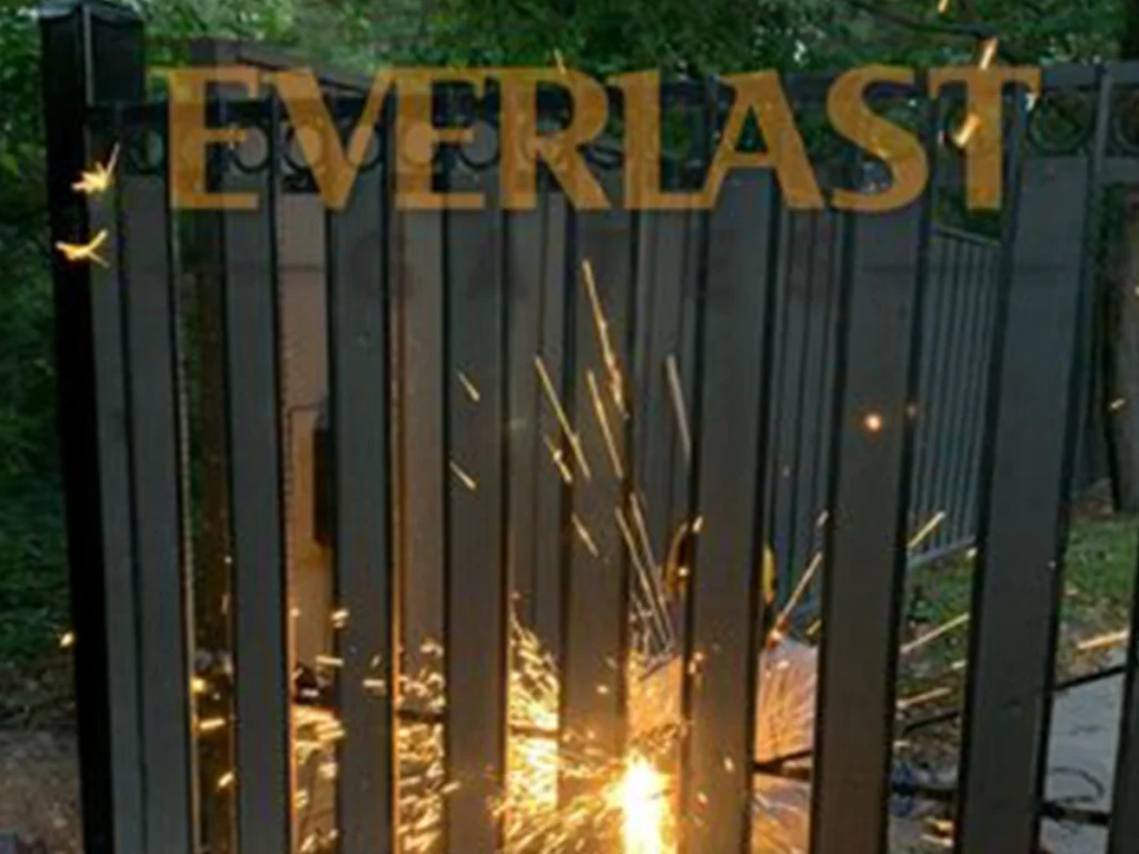 Metal gate installation by Everlast Gates & Fence in Fort Garland, TX
