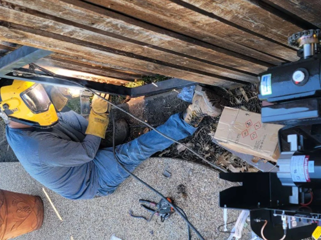 Fort Worth Automatic Gate Repair expert fixing sensor and control panel