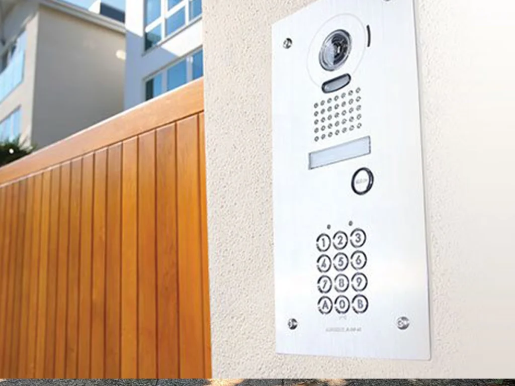 Gate Intercom System installed in a Fort Worth home