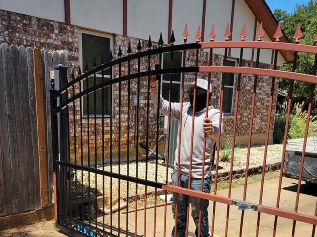 Frisco gate installation by Everlast Gates & Fence for security and style