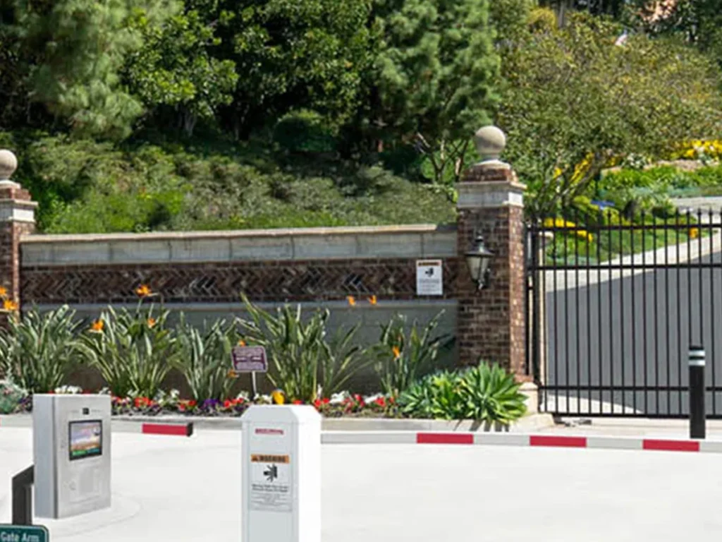 Modern gate access control system installed in Richardson, TX by Everlast Gates & Fence