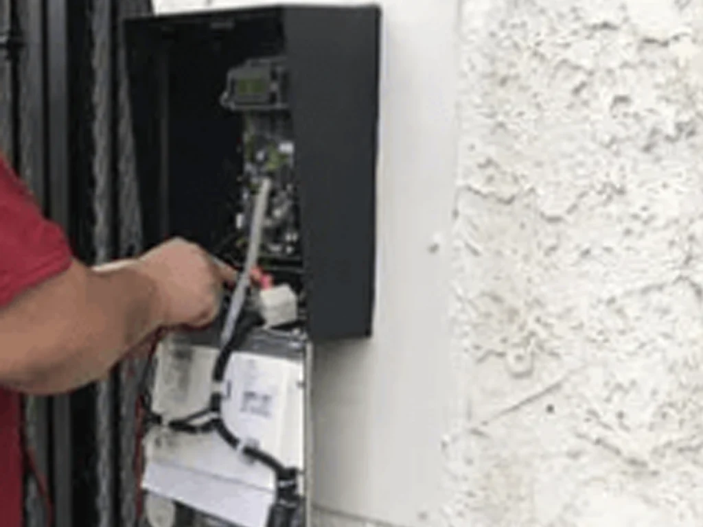 Gate Diagnostics Richardson inspection of a gate operator and sensors