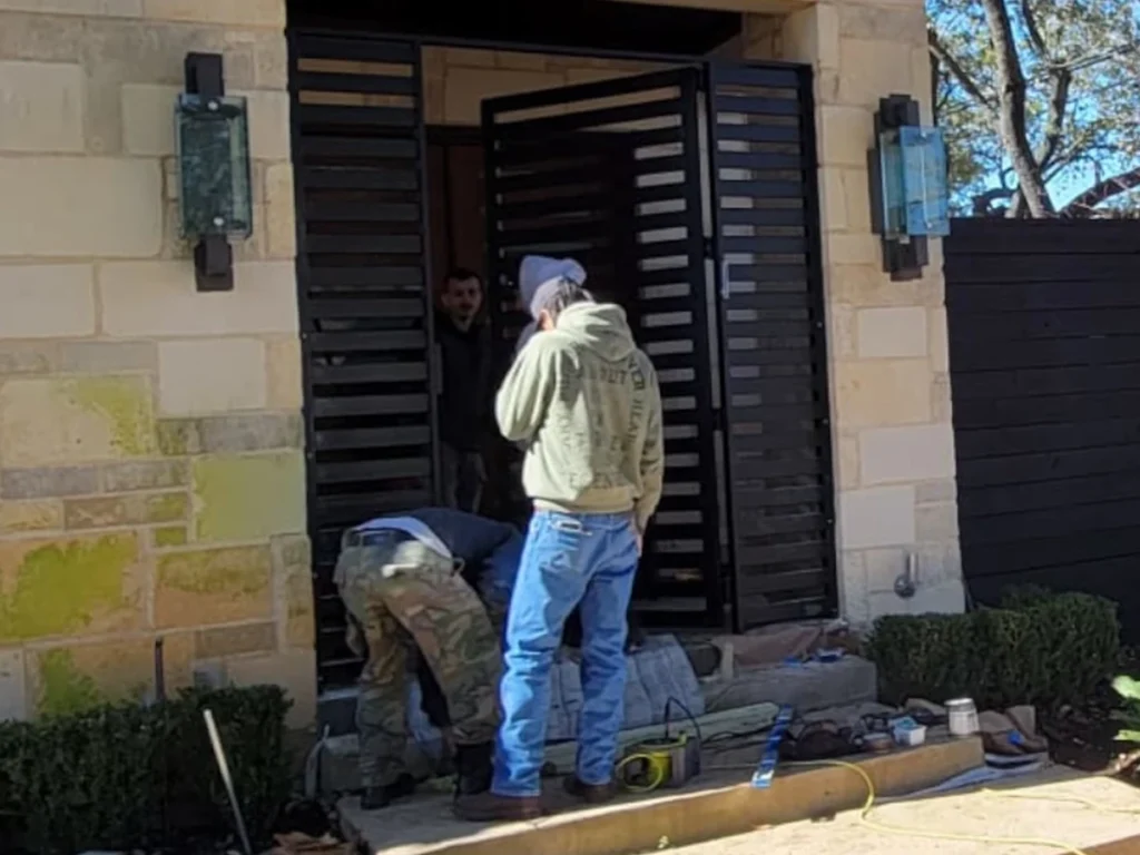 Gate malfunction due to foggy weather conditions in suburban Texas