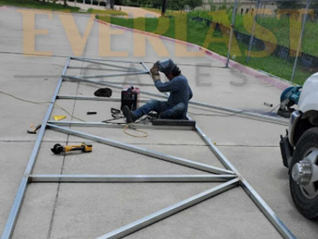 Iron gate fabrication styles in Fort Worth by Everlast Gates & Fence