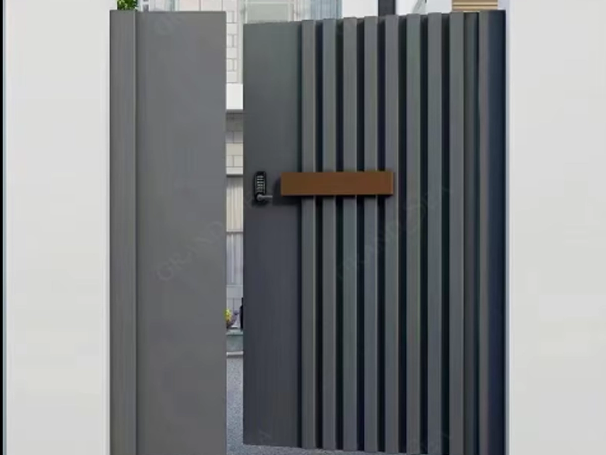 Modern gate entry technology installed at a San Antonio property with smart access control and secure visitor communication features.