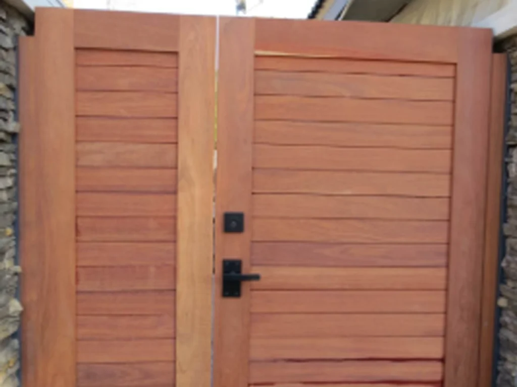 Modern vs Rustic Wood Gates in Dallas for a stylish secure driveway