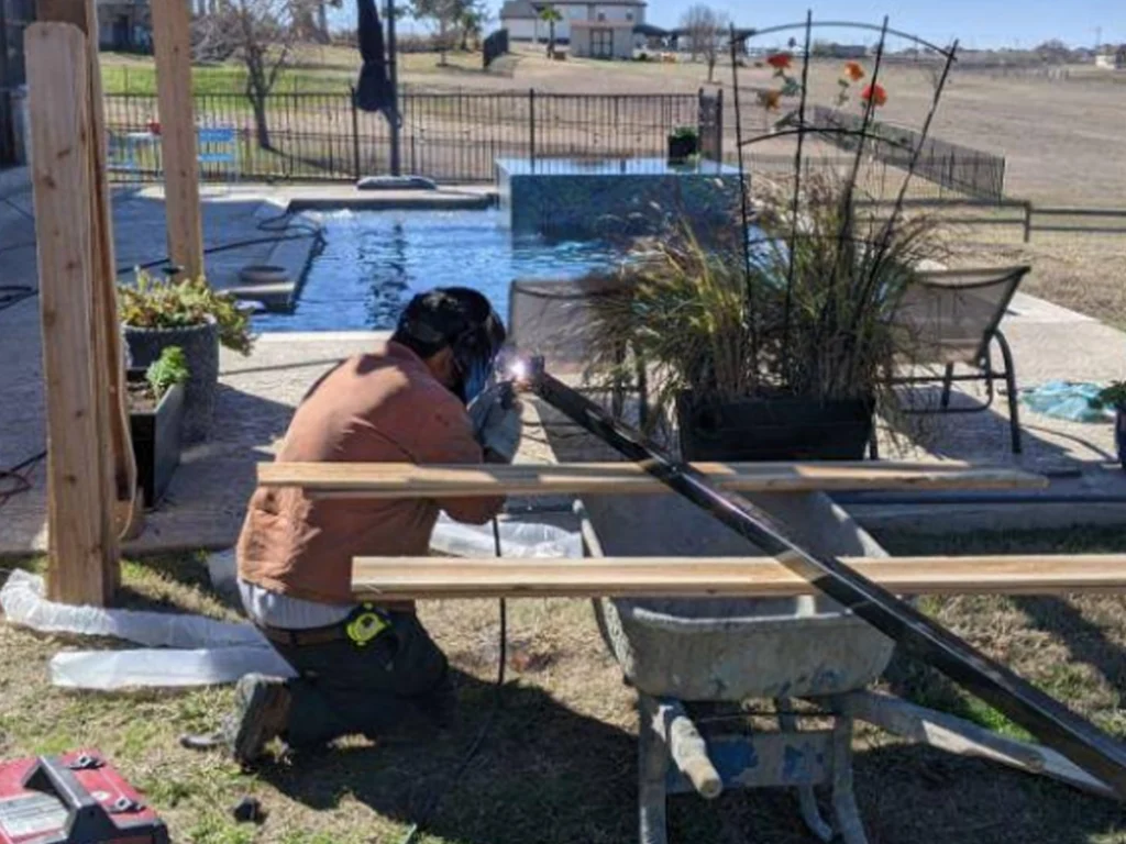 Pool fence gate installation in Houston for code-compliant backyard safety