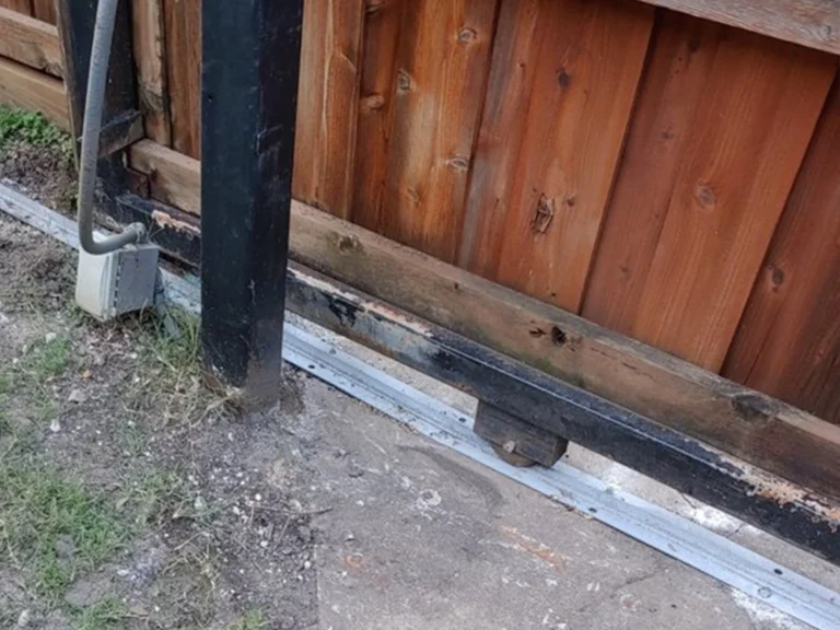 Professional sliding gate installation in Plano by Everlast Gates & Fence