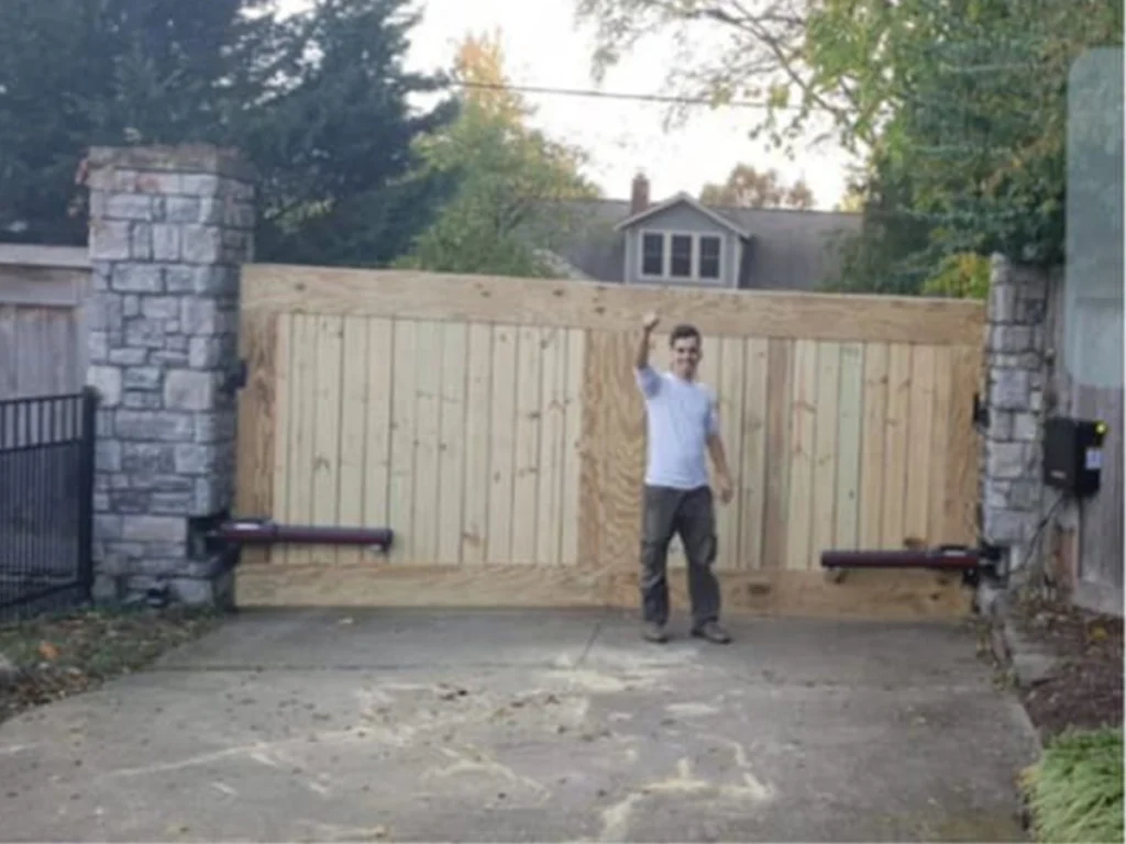 Protect Your Automatic Wood Gate from Weather in Richardson with Everlast Gates & Fence