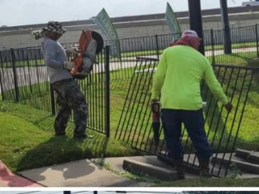 Commercial Fence Installation in Farmers Branch by Everlast Gates & Fence
