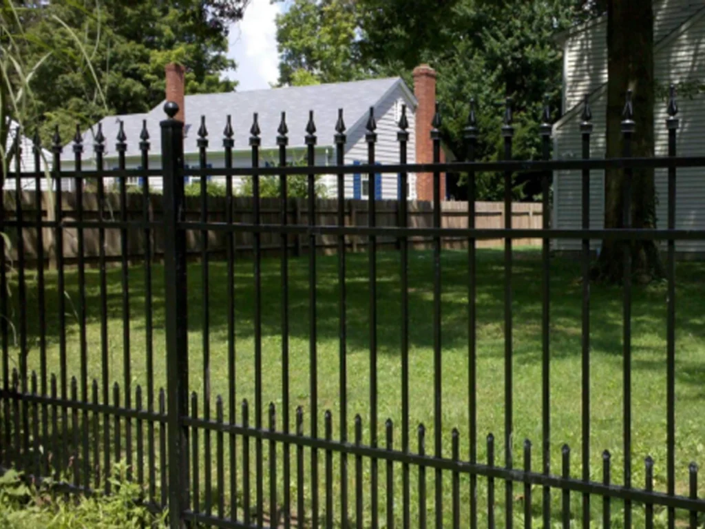 Metal fence installation in San Antonio enhancing home security and property aesthetics