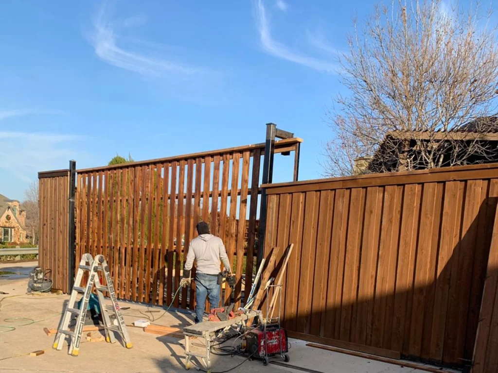 Effortless and safe sliding gate installation in Wylie, TX