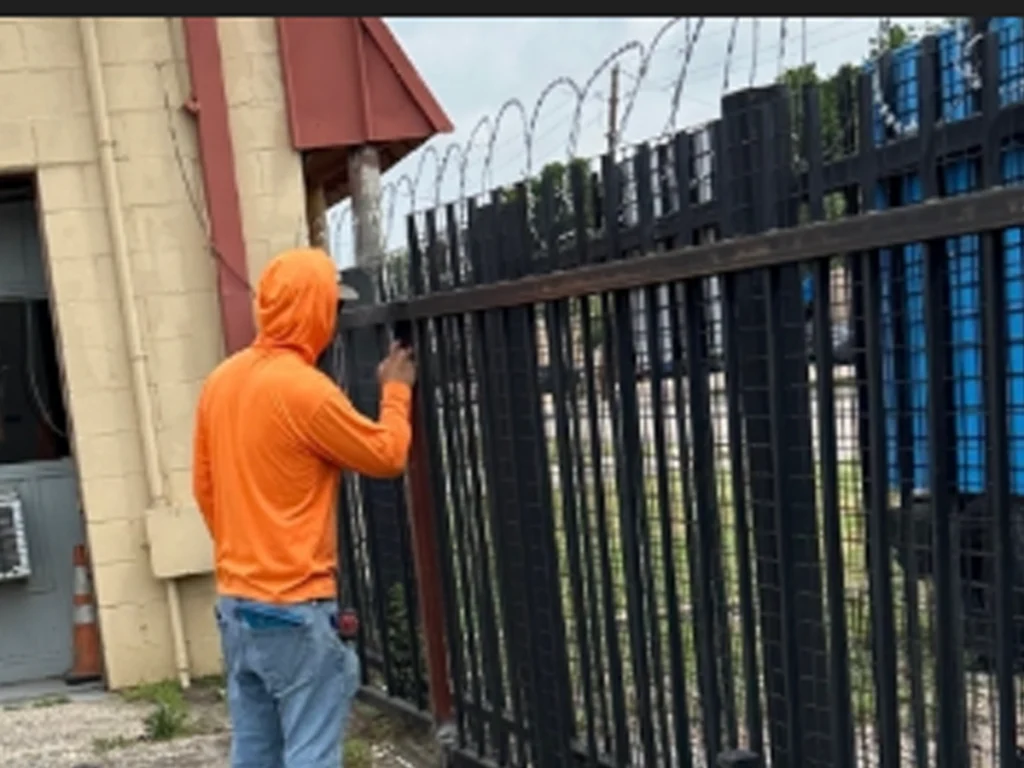 Sliding gate repair Fort Worth securing a construction site entrance