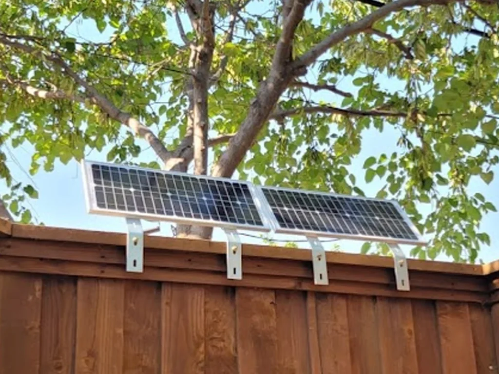 Solar gate system installation by Everlast Gates & Fence in Plano, TX