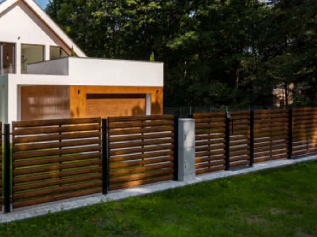 Southlake fence gates outside a safe and beautiful luxury home