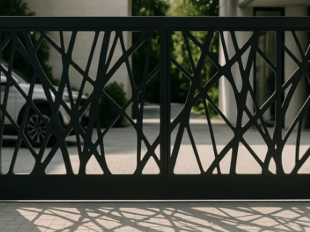Southlake Iron Gate Installation at a luxury home entrance