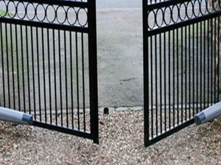 Swing gate installation in Fort Worth by Everlast Gates & Fence for home security