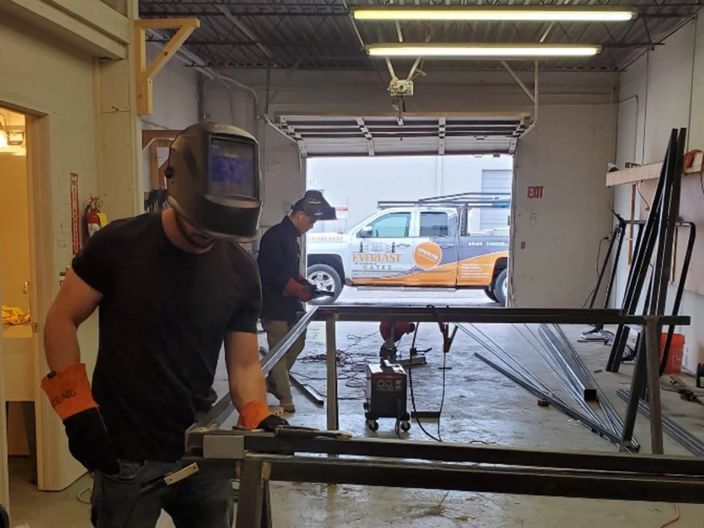 Iron gate fabrication in Houston showcasing craftsmanship and innovation