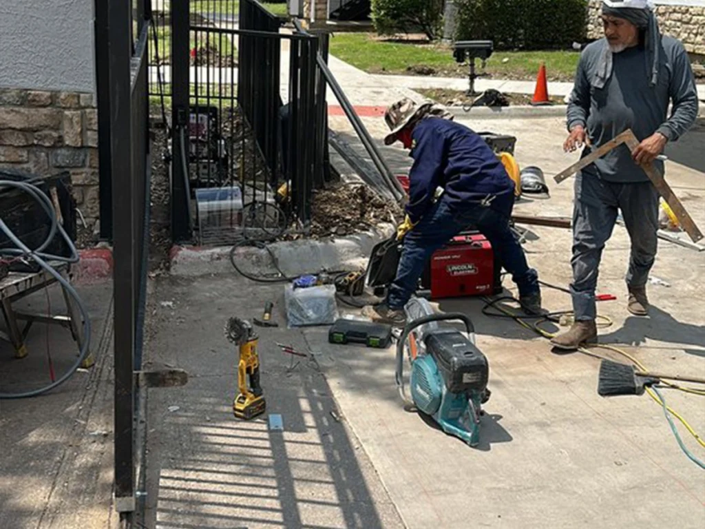 Everlast sliding gate installation in Farmers Branch for modern home security