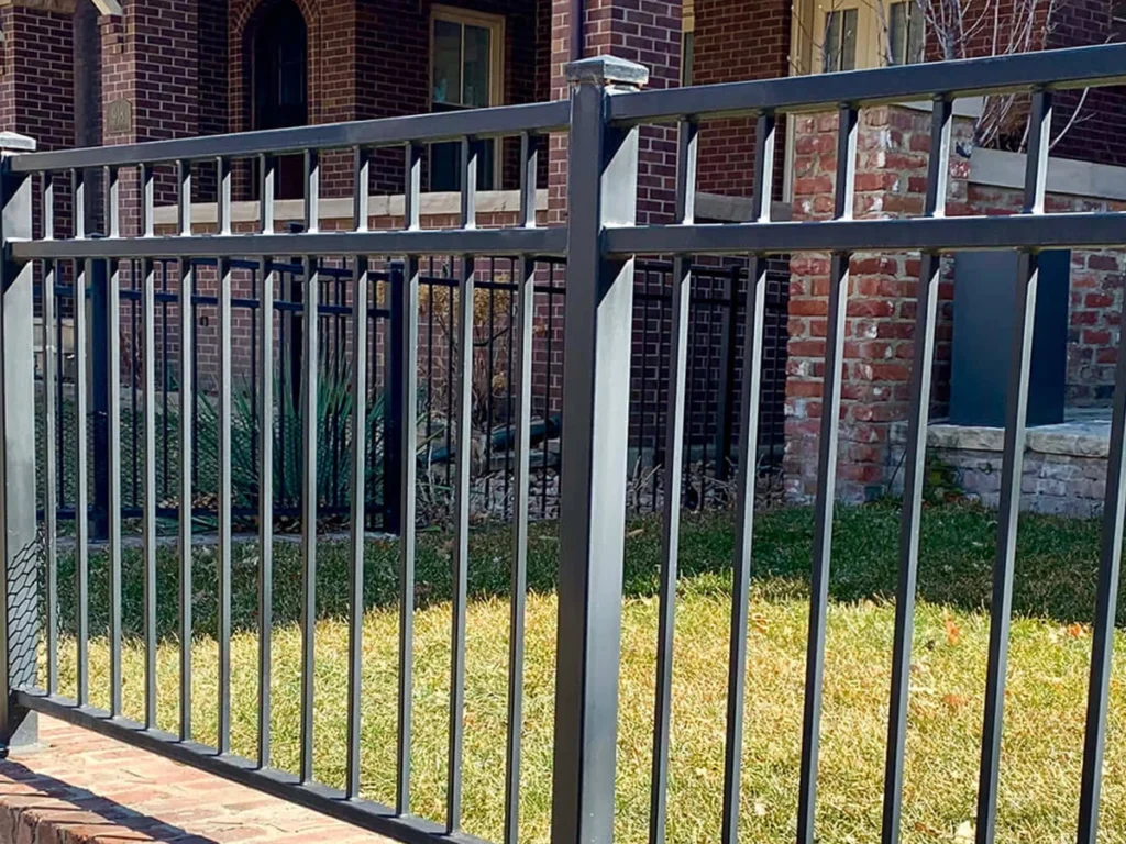 Iron fence built by Everlast Gates & Fence in Carrollton designed to resist Texas weather