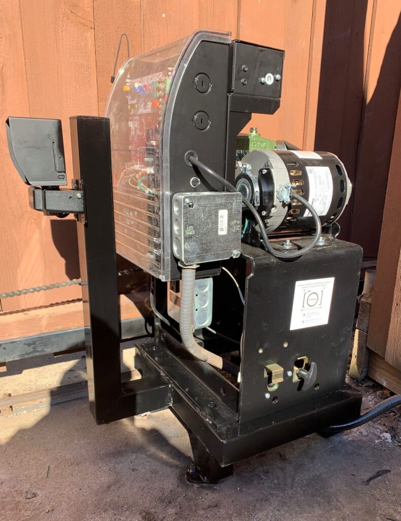 Automatic driveway gate installation in Frisco, TX, by Everlast Gates & Fence.