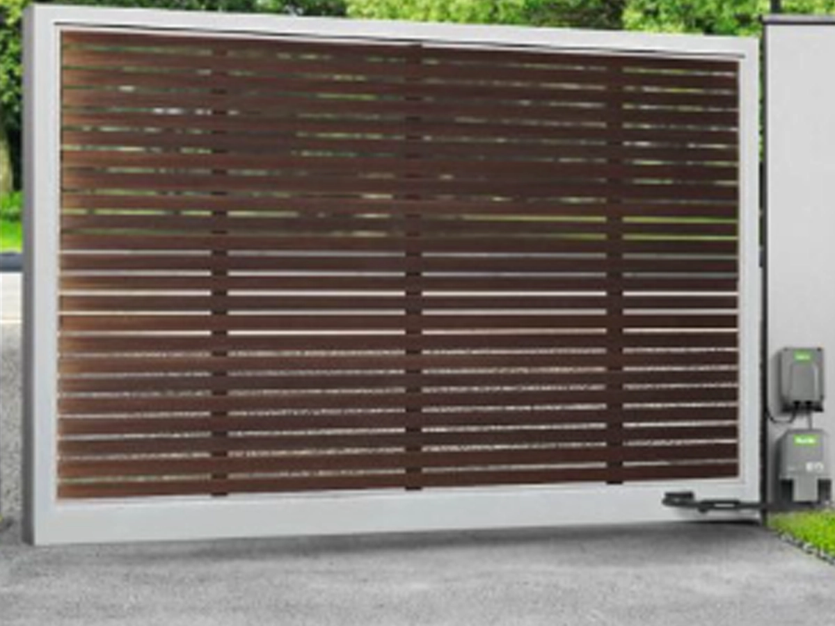 Manual and automatic swing gate systems compared at a Frisco property