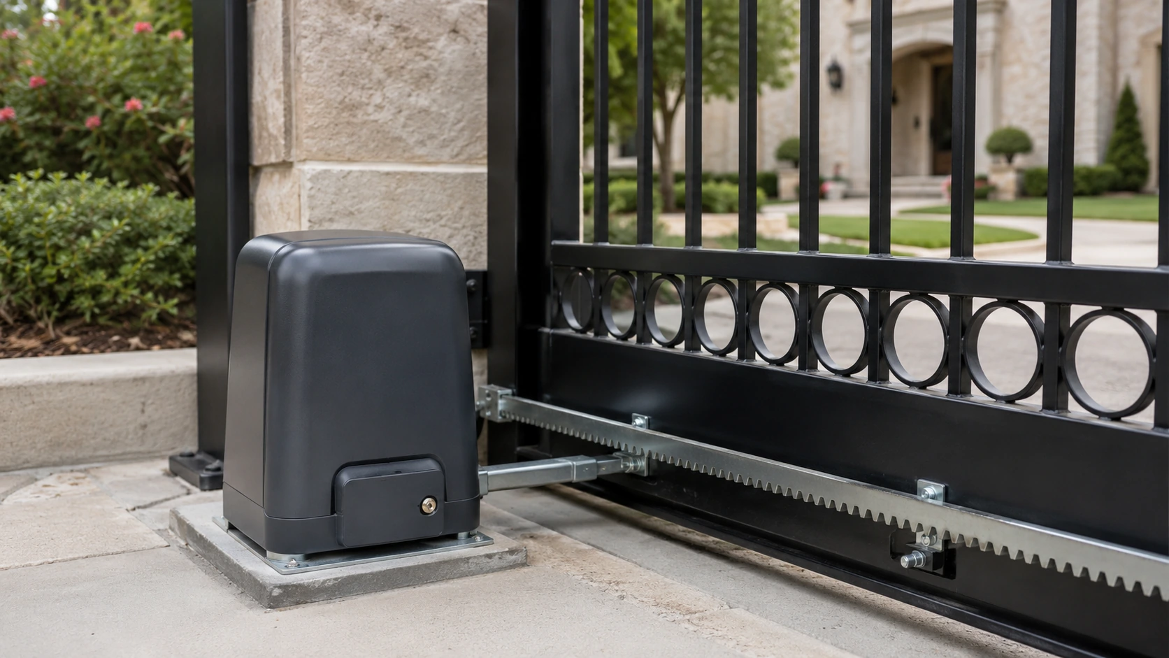Automatic sliding gate operator system